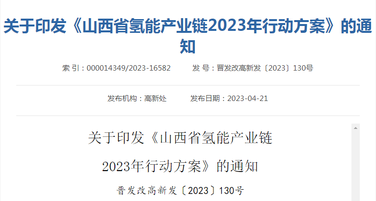 9大措施布局氫能全產(chǎn)業(yè)鏈！山西今年在氫能領(lǐng)域干幾件大事？(圖1)